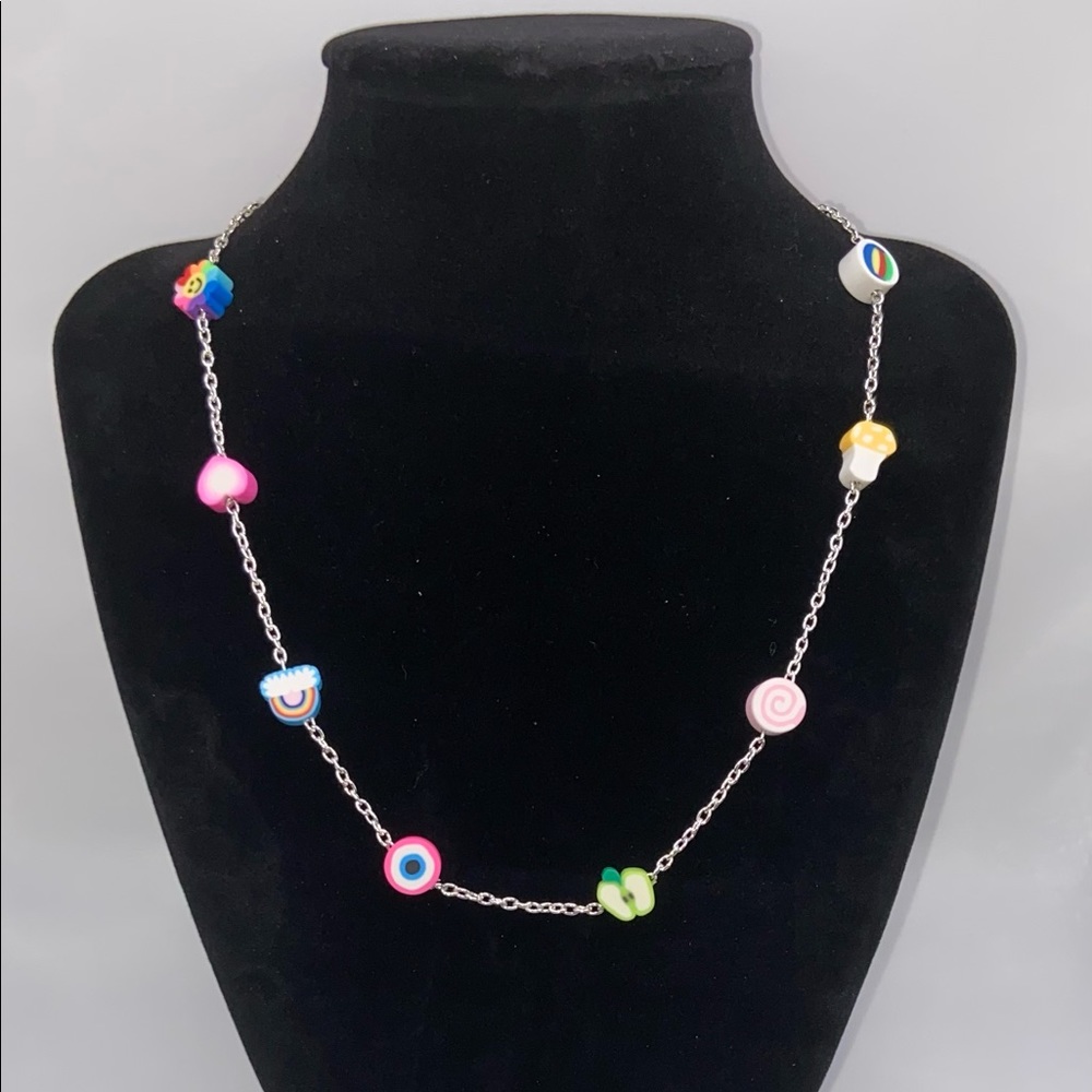 Trendy Y2K Inspired Silver Necklace